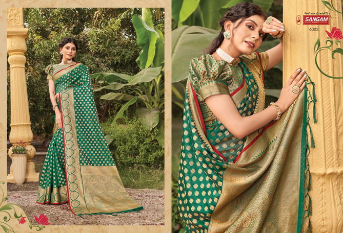 Sangam Nakshatra Fancy New Exclusive Wear Organza Latest Saree Collection